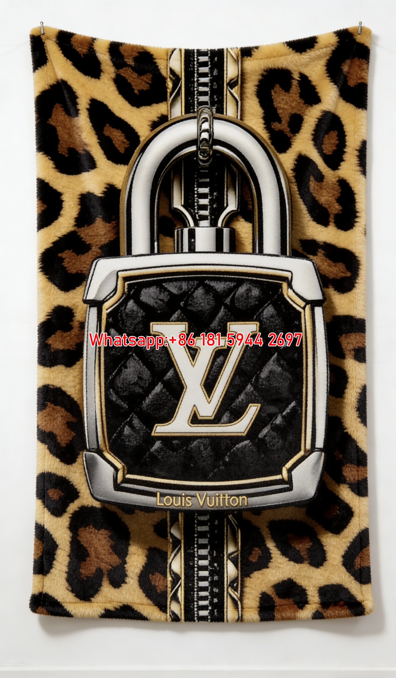LV Leopard Lock LV Safari Lock IMG_3335